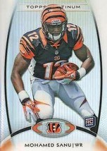 Mohamed Sanu 2012 Topps Platinum Glossy Parallel # 121 Rookie - £1.35 GBP