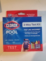 Clorox Pool &amp; Spa 3 Way Test Kit for pH, Chlorine &amp; Bromine 73000CLX (FOR PARTS) - £7.77 GBP