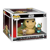 Star Wars 40th Anniv Jabba with Salacious Pop! Movie Moment - £57.00 GBP
