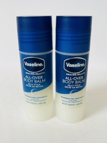 Primary image for 2 X Vaseline Healing Jelly Body Balm All-Over Jelly Stick 1.4 oz each