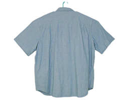 Mens Carhartt Light Wash Denim Blue Relaxed Fit Button-Down Shirt S200 C... - £19.62 GBP