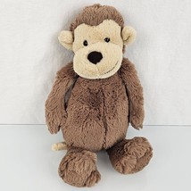 Jellycat London Bashful Monkey Plush 12” Brown Chimpanzee Ape Baby - £9.80 GBP