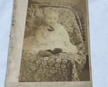 Antique Vintage Cabinet Card Photograph Cute Baby Rider Chicago Illinois... - $9.89