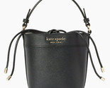 NWB Kate Spade Cameron Small Bucket Bag Black Leather WKRU6712 $299 Gift... - $127.70