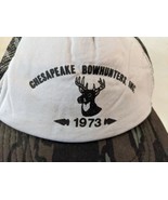 1973 Chesapeake Bowhunter MD Camo Trucker Mesh Hunting Buck Snapback Hat... - $24.74