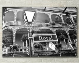 Black White, New Orleans, French Quarter, Fine Art Photo on Metal, Canva... - £24.77 GBP+