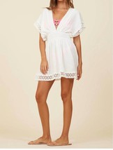 Vintage Havana crochet v dress in White - £40.35 GBP