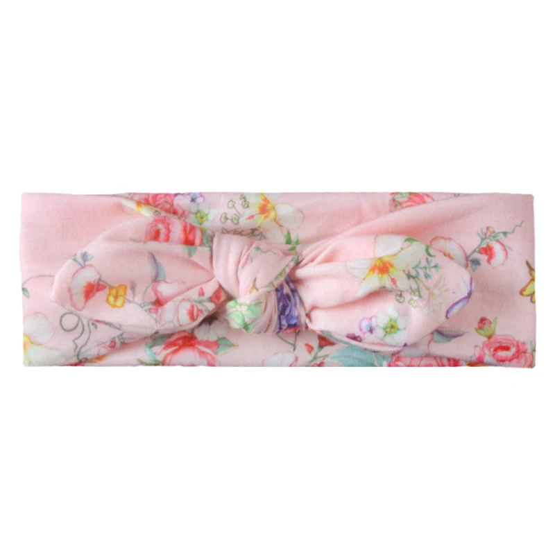 Baby Girl Headband Lovely Bowknot Elastic Head Bands Children Tuban Baby... - $13.05