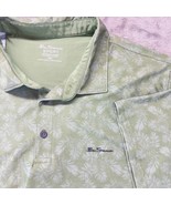 Ben Sherman Sport Polo Shirt Leaf Print Moisture Wicking XXL - $24.99