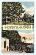 Postcard 1948 New York Touring Party Cave Of The Winds Niagara Falls, N.Y. - £6.23 GBP