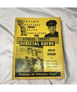 1959 Genesee County MI TCPA Police Constable Guide w/ Map Ads Flint Mich... - $55.74 CAD