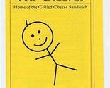 Say Cheese! Menu 9th Ave Manhattan New York Home of the Grilled Cheese S... - $17.82