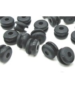 Rubber Wire Grommets 1/4&quot; Panel Hole 1/8” ID w 1/16” Groove   25 per pac... - £10.04 GBP