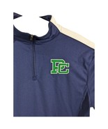 Pine Creek High School Warm Up Sweatshirt Navy Blue Green 1/4 Zip Top Me... - $27.51 CAD