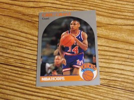 1990-91 Hoops #421 Greg Grant New York Knicks  - £1.17 GBP