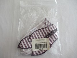 Longaberger Cherished Memories Basket Liner - Purple Ticking #2403193 US... - $176.65 MXN