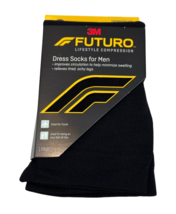 3M Futuro Lifestyle Compression Socks Black Men L  (10.5-12) Firm - $9.90
