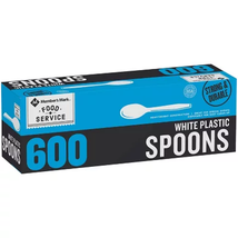 Member&#39;S Mark White Plastic Spoons (600 Ct.) - £28.10 GBP