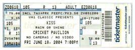 Kiss Concert Ticket Stub June 18 2004 Phoenix Arizona - £11.59 GBP