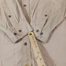 Columbia AM7696 Men's Saddle Peak Button Front Shirt Brown Long Sleeve Cotton XL image 3