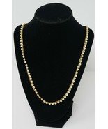 Napier Gold Tone Faux Pearl Woven Strand 30&quot; Necklace - €20,99 EUR