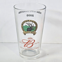 Budweiser 2005 Rocky Mountain Elk Foundation Beer Glass 16oz 5 7/8" Tall - $13.98