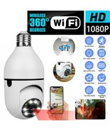 Light Bulb Camera 1080P HD Wireless Wifi Smart Home Security Camera - $512.91 MXN