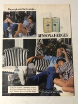 1990 Benson &amp; Hedges Cigarettes Vintage Print Ad pa24 - £6.11 GBP