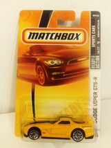 Matchbox 2008 # 24 Yellow Dodge Viper GTS-R Sports Car Mint On Card - £17.30 GBP