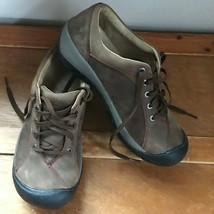 Gently Used Keen Brown Leather Casual Hiking Shoes Women’s Size 39 or 8.... - £26.45 GBP
