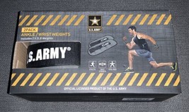 U. S. Army 2 Pack Ankle/Wrist Weights 2lbs Each Brand New - £34.76 GBP