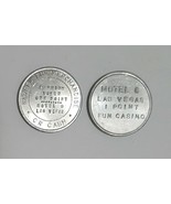 Vintage  2 Las Vegas  Motel 6 Fun Casino 1pt.Tokens/Aluminum 1960-70&#39;s  ... - $10.29 CAD