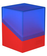 12 Ultimate Guard Blue/Red Synergy Boulder 100+ Deck Boxes - $217.55