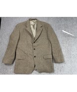 Orvis Harris Tweed Blazer Mens 40 Wool Sport Coat Handwoven Professor Ja... - €38,51 EUR