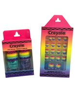 Crayola Nail Polish &amp; Press-On Nails Set New from Claire&#39;s - $174.69 MXN
