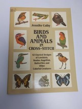 1983 Birds and Animals in Cross-stitch    by Jennifer Colby  - $9.89