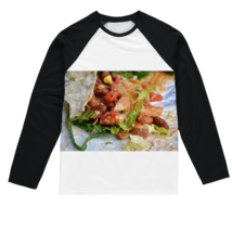 ChickenBurrito Sublimation Baseball Long Sleeve T-Shirt - £19.92 GBP
