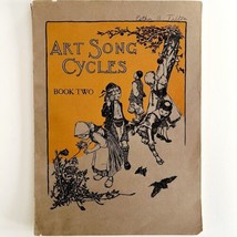 Art Song Cycles Music Book 2 1910 First Edition PB Silver Burdett Company E48 - £23.66 GBP