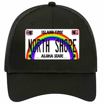 North Shore Hawaii Novelty Black Mesh License Plate Hat - £22.74 GBP