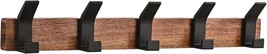 Coat Rack Wall Mount - 16.9 Inches Coat Rack Wall Mount With 5 Hooks Wal... - $33.99