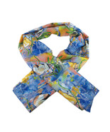 Betsy Drake Angelfish Print Polyester Fashion Scarf 70 X 20 In. - £31.27 GBP