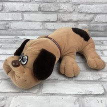 Pound Puppies Classic Stuffed Animal Plush Toy Light Brown Dark Spots 18" Tonka - $23.35