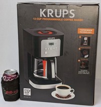 Krups 12 Cup Programmable Coffee Maker EC3210  Thermobrew Technology - £89.88 GBP