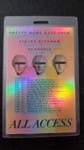 LIZARD KINGDOM / BLOODPIG - ORIGINAL TOUR LAMINATE BACKSTAGE PASS - $36.00