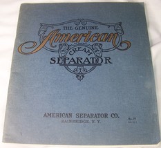1910 ANTIQUE AMERICAN CREAM SEPARATOR ADVERTISING CATALOG BAINBRIDGE NY - $26.72