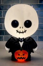 Nightmare Before Christmas Halloween 14&quot; Light Up Blow Mold Jack Skellington NEW - $39.23