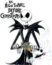 The Nightmare Before Christmas JACK ANGRY Cross Stitch Pattern - £3.15 GBP