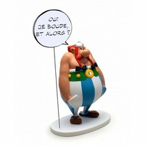 Obelix resin figurine statue in boxset Plastoy collection Bulles Asterix New - $79.99