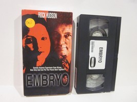 EMBRYO VHS Rock Hudson Movie Genetic Science Experiment Sci-Fi Horror Video Tape - £7.46 GBP