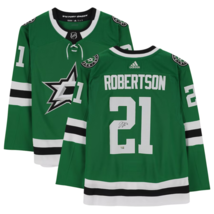 Jason Robertson Autographed Dallas Stars Authentic Green Adidas Jersey Fanatics - £298.23 GBP